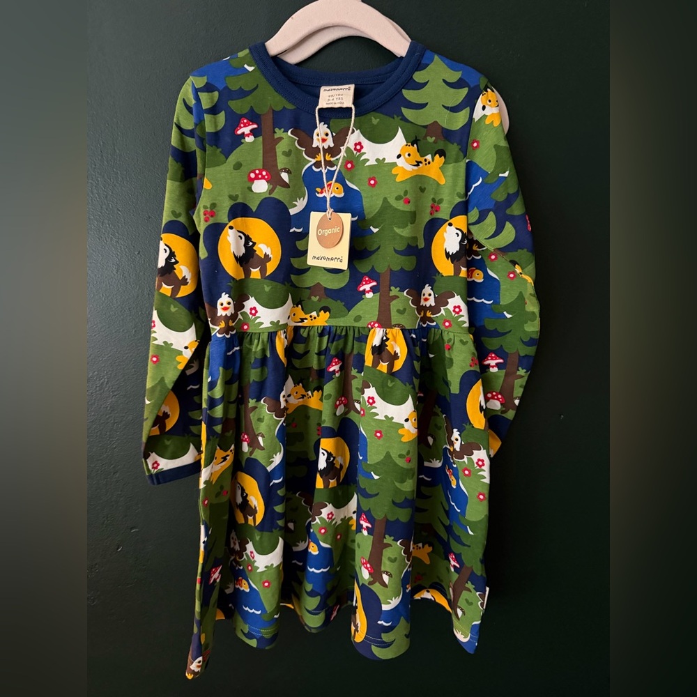 Maxomorra NWT Nordic wild 3-4y